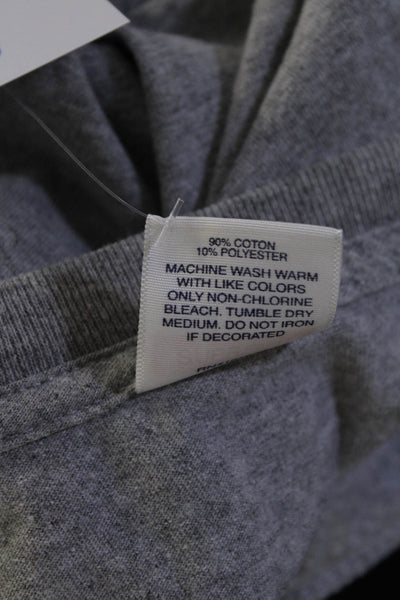 Supreme Men's Cotton Short Sleeve Graphic Print Crewneck T-Shirt Gray Size M