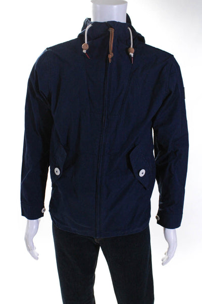 Penfield Men's Long Sleeve Hooded Full Zip Jacket Navy Size XS