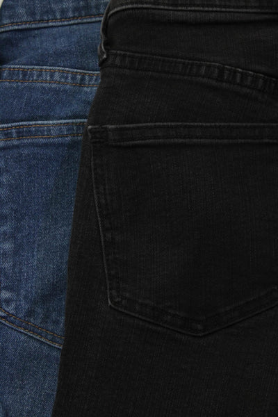 Madewell Womens Cotton High-Rise Skinny Leg Denim Jeans Blue Black Size 23 Lot 2