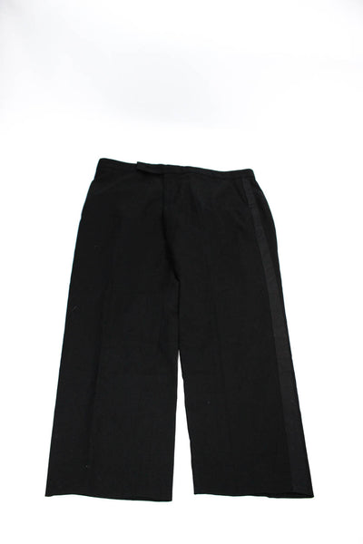 Polo Ralph Lauren Womens Mid Rise Flat Front Slim Pants Black Size 14 Lot 2