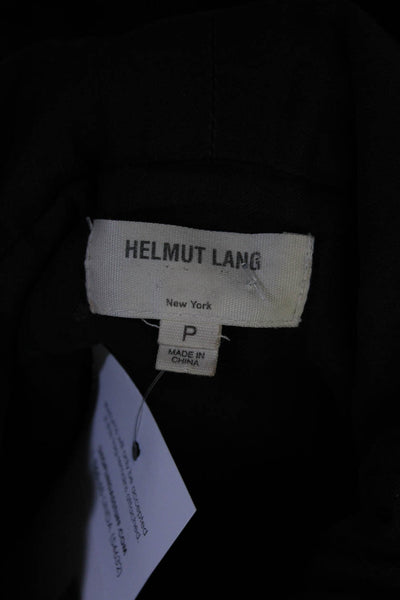 Helmut Lang Womens Long Sleeve Full Zip 3-IN-1 Hooded Puffer Coat Black Size PP