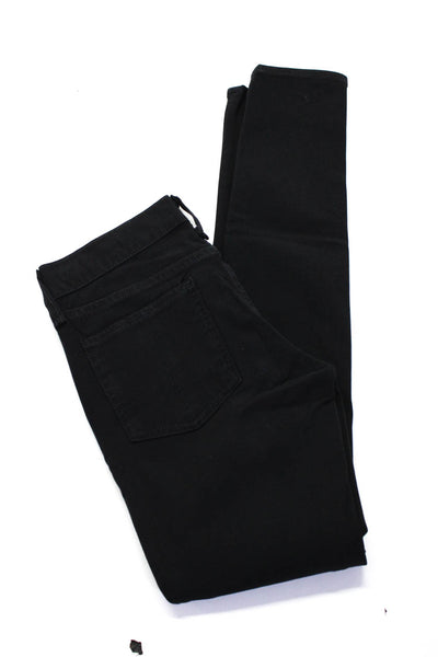 Ralph Lauren Rag & Bone Jean Women's Zip Fly Jeans Black White Size 25 26 Lot 3