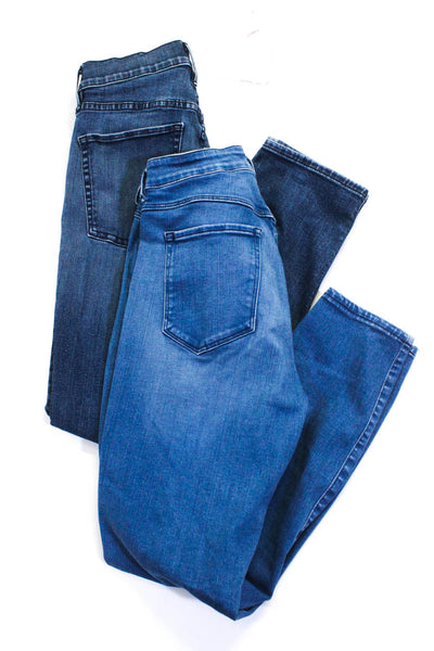 3x1 Womens Mid Rise Denim Medium Wash No Rip Skinny Jeans Blue Size 26 Lot 2