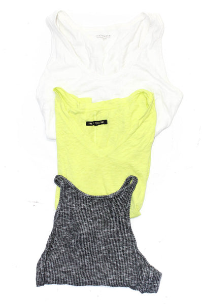 Rag & Bone Jean Athleta Womens Neon Green Short Sleeve Tee Top Size XS S lot 3