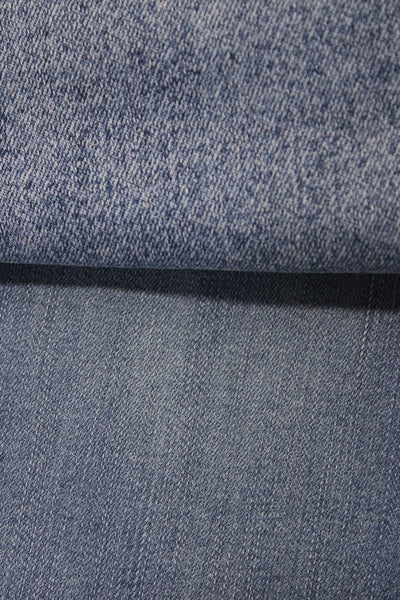 BLANKNYC Pistola Womens Fringe Hem Flared Low Rise Jeans Blue Size 24 Lot 2