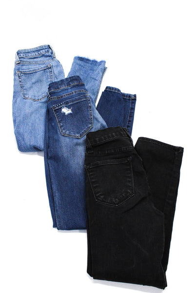 Just Black BLANKNYC L.T.J Womens Cotton Denim Skinny Jeans Blue Size 24 Lot 3