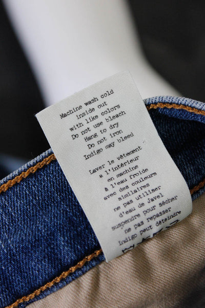 Rag & Bone Jean Womens Cotton Denim High-Rise Skinny Ankle Jeans Blue Size 24