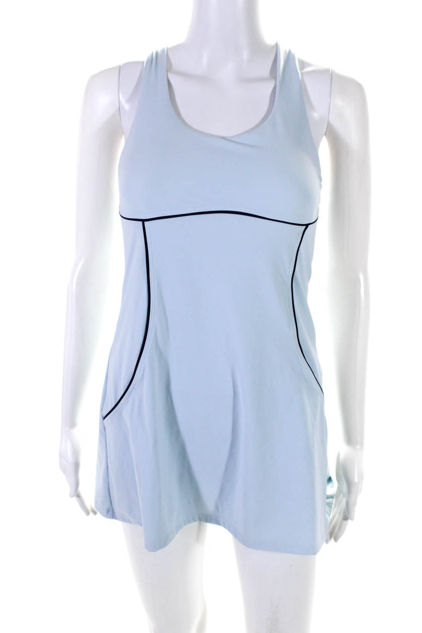 Kamo Fitness Womens Sleeveless Athletic Dress Skort Romper Light Blue -  Shop Linda's Stuff