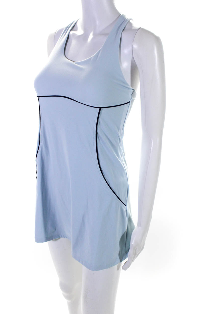 Kamo Fitness Womens Sleeveless Athletic Dress Skort Romper Light Blue - Shop  Linda's Stuff