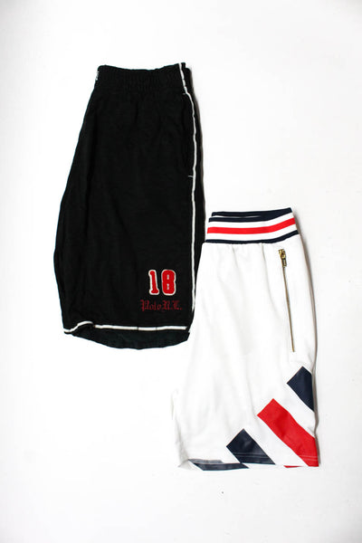 Ralph Lauren Polo Sport Adidas Elastic Waist Shorts Black White Size XS S Lot 2