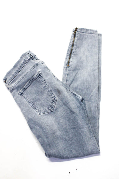 Current/Elliott Rag & Bone Jean Womens High Rise Skinny Jeans Blue 25 26 Lot 2