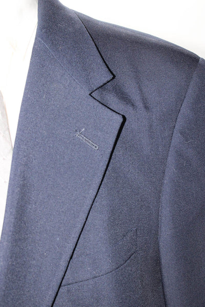 Polo University Club By Ralph Lauren Mens Navy Two Button Blazer Jacket Size 42