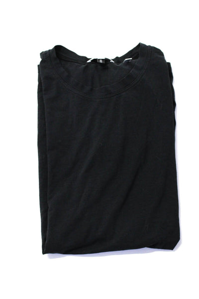Vince Womens Slim Fit Short Sleeved Round Neck Basic T Shirts Black Size L Lot 2