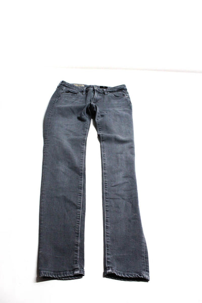 AG Adriano Goldschmied Womens Legging Ankle Skinny Jeans Blue Gray Size 25 Lot 2