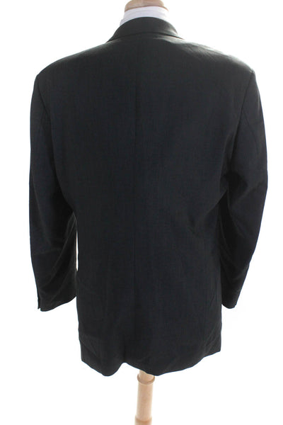 Boss Hugo Boss Men's Wool Three Button Suit Blazer Gray Size 42