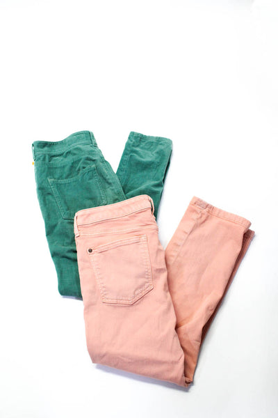 Pilcro and the Letterpress Anthropologie Womens Pants Pink Size 25 31 Lot 2