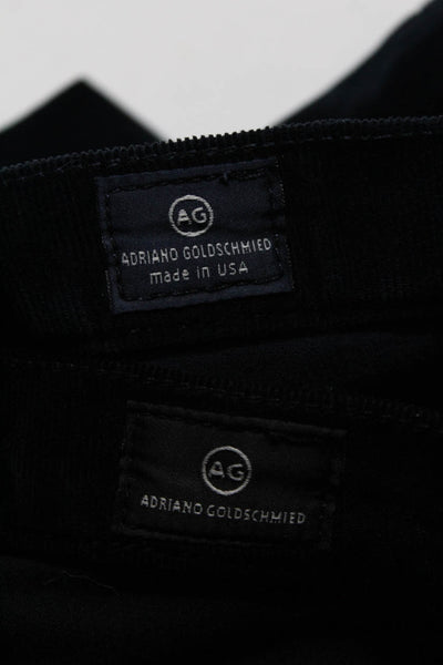 AG Adriano Goldschmied Womens Corduroy Cigarette Jeans Pants Size 25 Lot 2