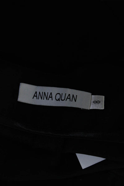 Anna Quan Women's Wool Mini Skort Black Size 8