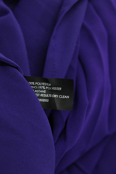 Club Monaco Nike Womens Pleated Elastic Waist Maxi Skirt Purple Size 0 S Lot 2