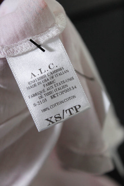 ALC Women's Crewneck Short Sleeves Tie Dye T-Shirt Size XS