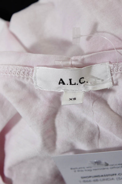 ALC Women's Crewneck Short Sleeves Tie Dye T-Shirt Size XS