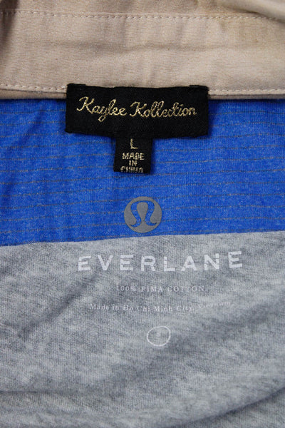 Everlane Women's Scoop Neck Short Sleeves T-Shirt Gray Size S Lot 3