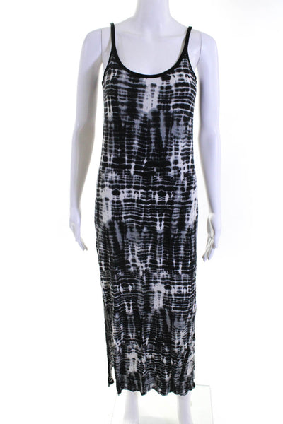 Michael Michael Kors Womens Scoop Neck Spaghetti Straps Maxi Dress Tie Dye Size