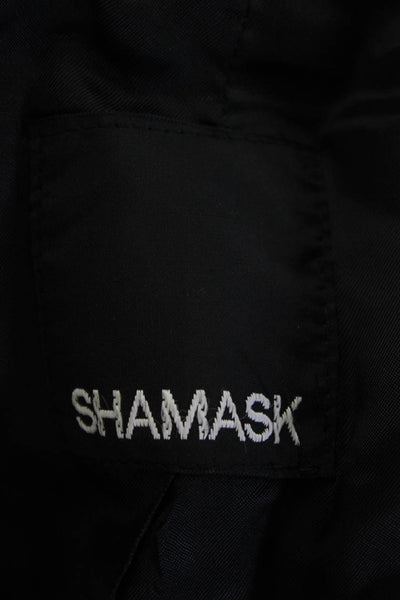 Shamask Women's Zip A-Line Tie Side Mini Skirt Blue Size 6 Lot 2