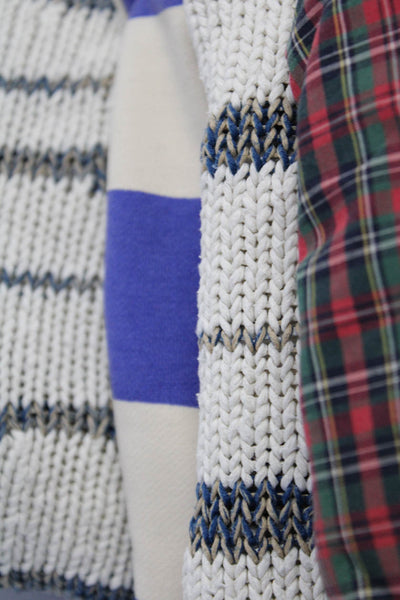 Zara Wynken Ralph Lauren Boys Sweater Button Down White Size 6-7 8-9 10-12 Lot 4