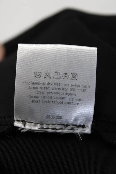 Calvin Klein Collection Womens Textured Zipped Shift Maxi Dress Black Size 10