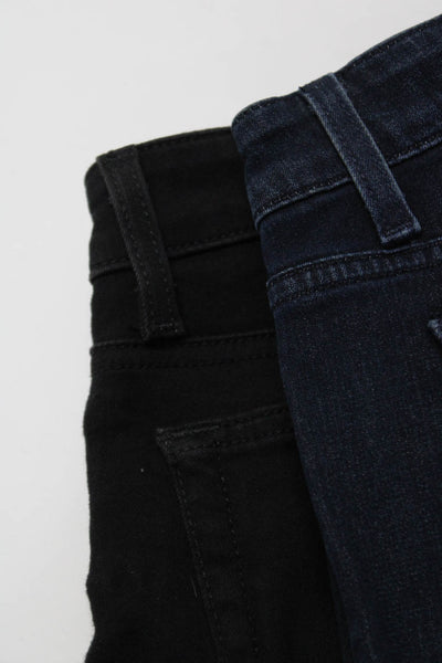 Joes Jeans Womens Mid Rise Skinny Jeans Black Blue Size 24 25 Lot 2