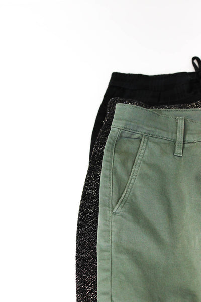 Frame Zara Amanda + Chelsea Womens Green Zip Ankle Cargo Pants Size 25 M 4 lot 3