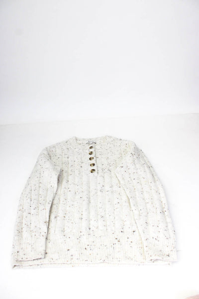 Madewell BB Dakota Something Navy Womens Cream Sweater Top Size XS S M lot 3