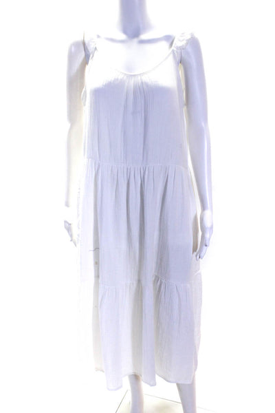 Thank You Have A Good Day Perons Womens Dresses White Blue Size Large Lot 2