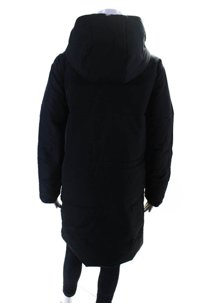 Everlane Mens Black The ReNew Short Parka  Size S