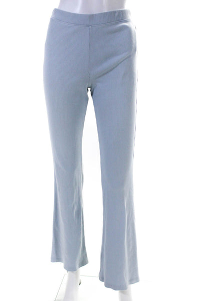 SKIN Womens Blue Ilena Flare Pants Size 1 14310798