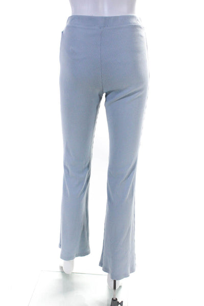 SKIN Womens Blue Ilena Flare Pants Size 1 14310798
