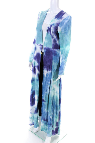 Louna Womens Tie Dye Long Sleeve Cardigan Size 6 13536944