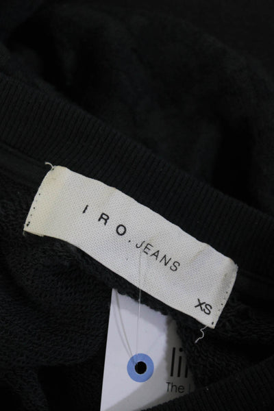 IRO Jeans Womens Nuala Distressed Sleeveless Top Sweater Gray Size Extra Small