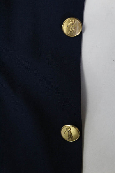 Bobby Jones Mens Two Button Blazer Navy Blue Wool Size 42 Regular