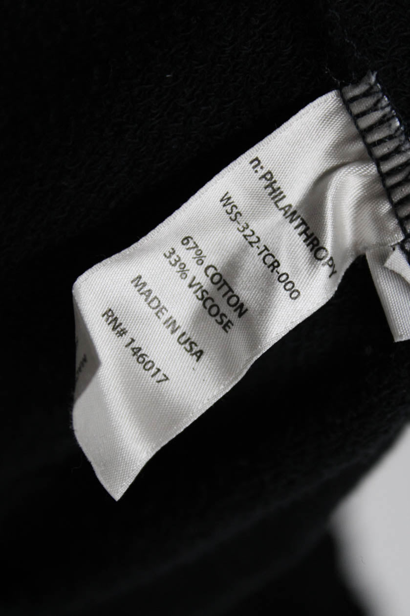 Philanthropy Womens Sweatshirts Hoodies Pullovers Black Size S L Lot 2 - Shop  Linda's Stuff