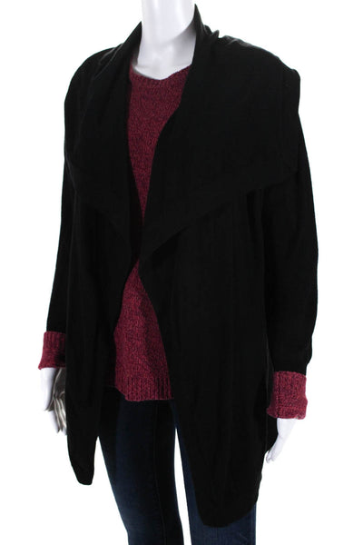 Theory Womens Sweaters Cardigan Red Size L Lot 2