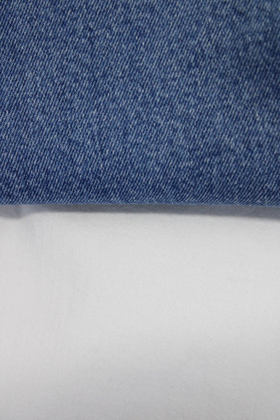 Rag & Bone Frame Women's Capri Skinny Jeans White Blue Size 27 29 Lot 2