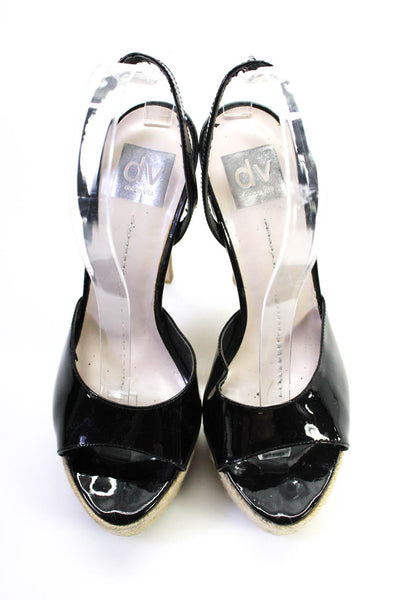 DV Dolce Vita Zara Womens Platform High Heels Black Size 8 39 9 Lot 2