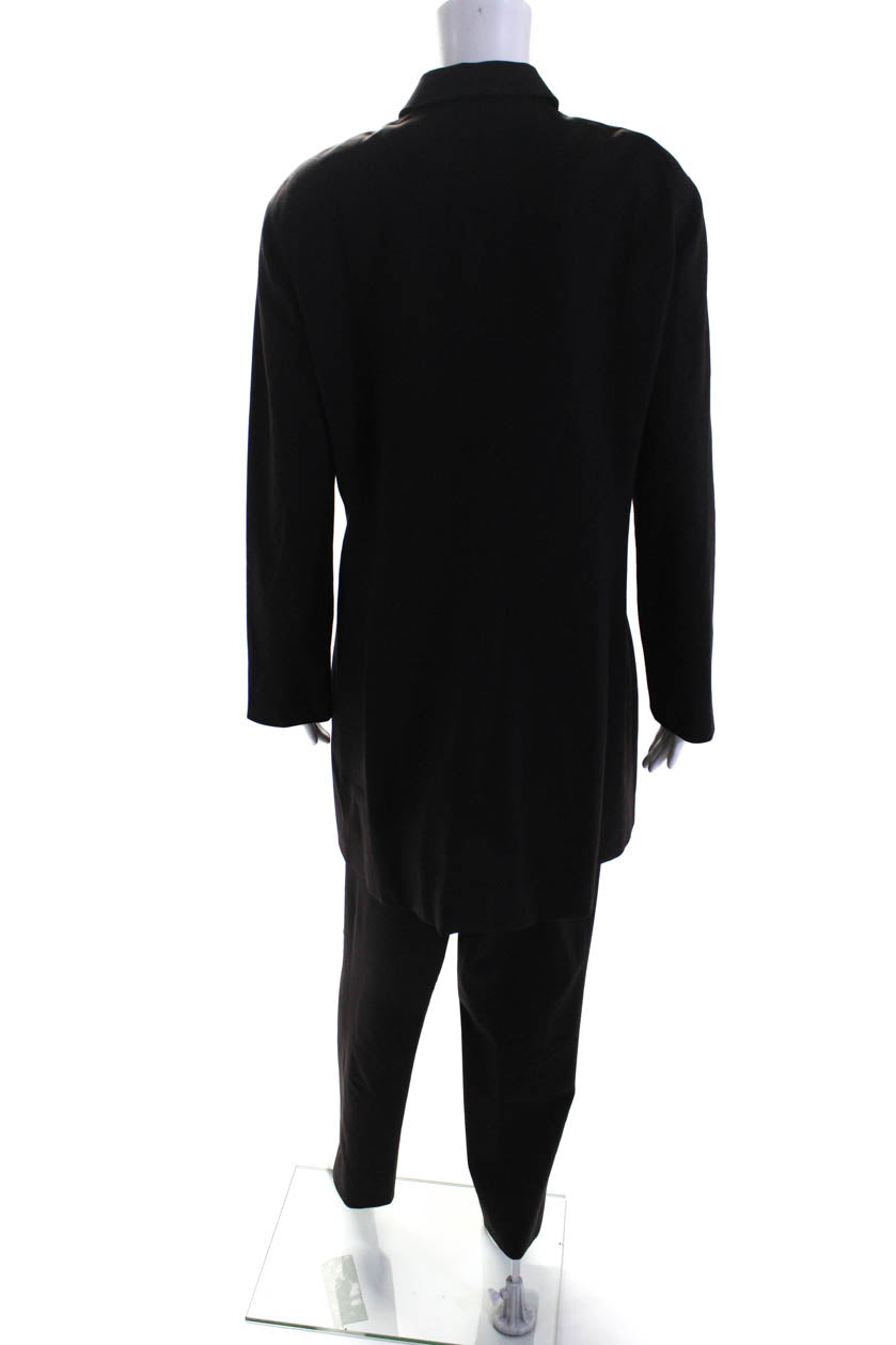 Giorgio Armani Women's Two Piece Collar Long Sleeves Pant Suit Brown S -  Shop Linda's Stuff