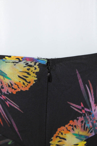 Yumi Kim Women's Sleeveless Printed Halter Neck Satin Jumpsuit Multicolor Size S