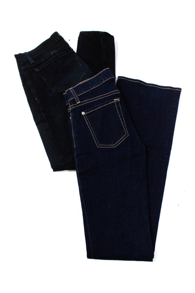 7 For All Mankind J Brand Women's Zip Fly Denim Jeans Blue Size 25 Lot 2