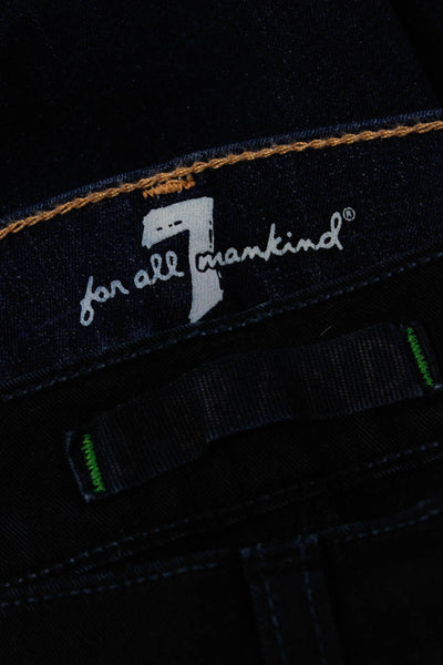 7 For All Mankind J Brand Women's Zip Fly Denim Jeans Blue Size 25 Lot 2