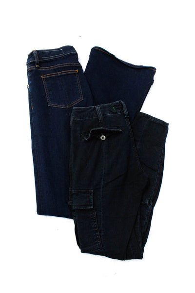 Rag & Bone Jean J Brand Women's Flare Jeans Cargo Pants Blue Size 24 25 Lot 2