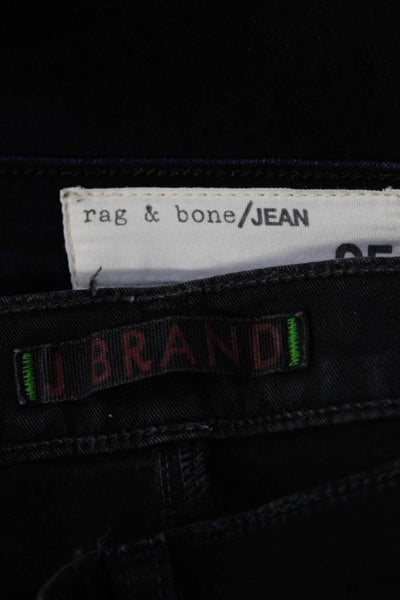 Rag & Bone Jean J Brand Women's Skinny Jeans Blue Gray Size 25 Lot 2